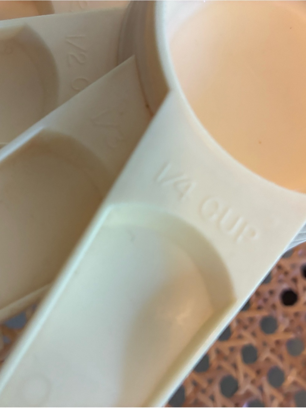 Tupperware Cream Measuring Cups Set - Stackable - Picture 8 of 9